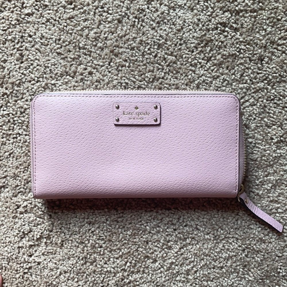 Kate Spade Grove Street Neda Pinkbonnet Wallet NWT